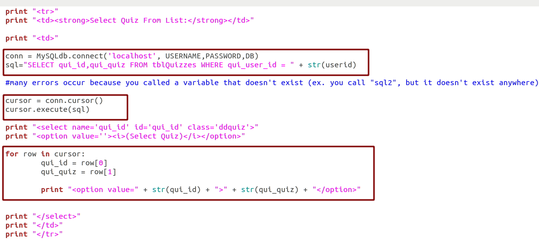 python create html table